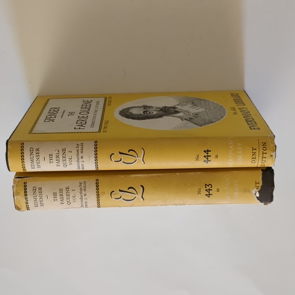 The Faerie Queene - Edmund Spenser, 2 vol. vintage 1966 Everyman's Library set. - Picture 2 of 11